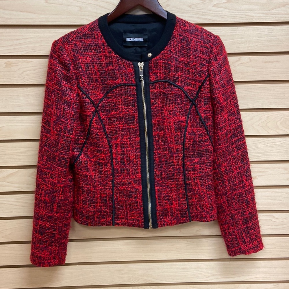 DIRK BIKKEMBERGS WOMEN FASHIONABLE BLAZER MADE IN ITALY SIZE 8